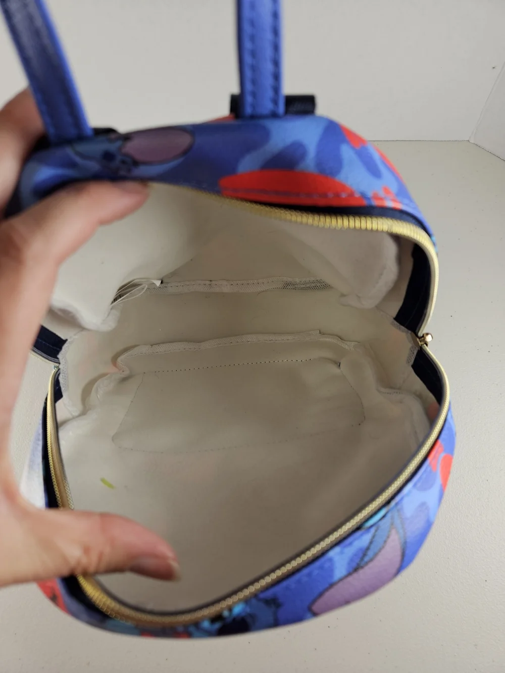 Backpack - Stitch - Faux Blue Allover Print